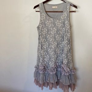 Ryu Ruffle Flower Dress